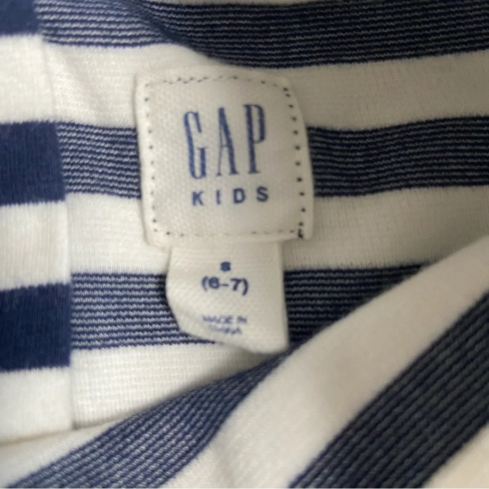 GAP Kid's girl's Striped Navy and White Kids Dress